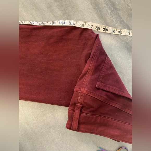 NWOT American Eagle Size 6 Next Level Stretch Jegging Skinny Jeans Burgundy - Picture 15 of 15